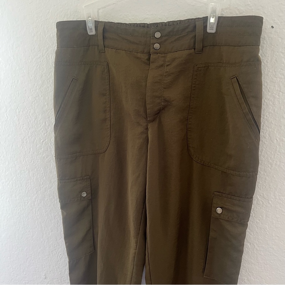 Anthropologie Elevenses Women's Aubrey Cargo Trousers Pants size 10 US - Picture 3 of 15